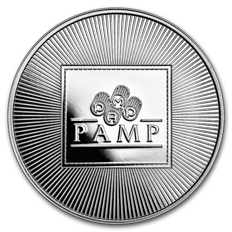 PAMP Suisse Round Silver 1 oz (ounce)