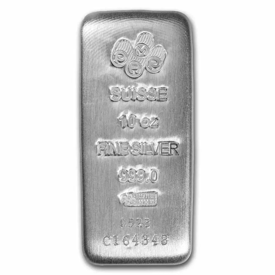 PAMP Suisse Silver 10 oz (ounce) Bar PAMP Suisse