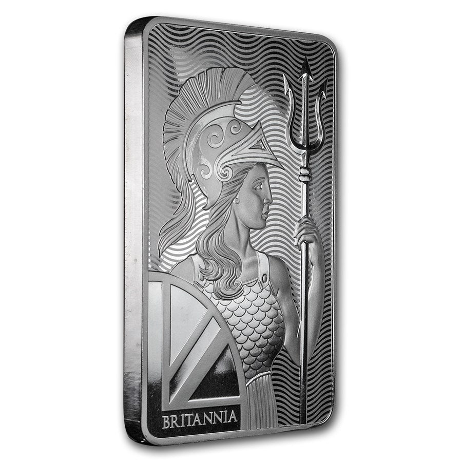 Great Britain Britannia Silver 10 oz (ounce) Bar