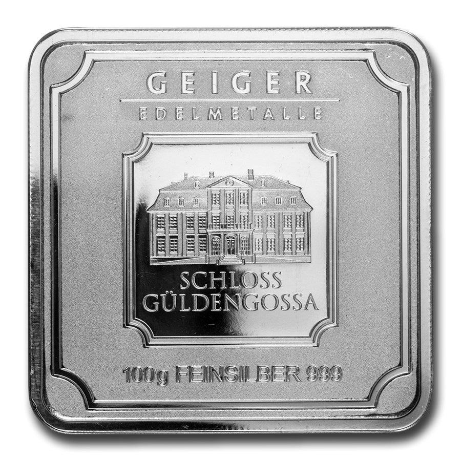 Geiger Edelmetalle Silver 100 gram Bar