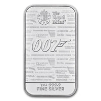 جيمس بوند 007 سبيكة فضة 1 أونصة "لا وقت للموت" 