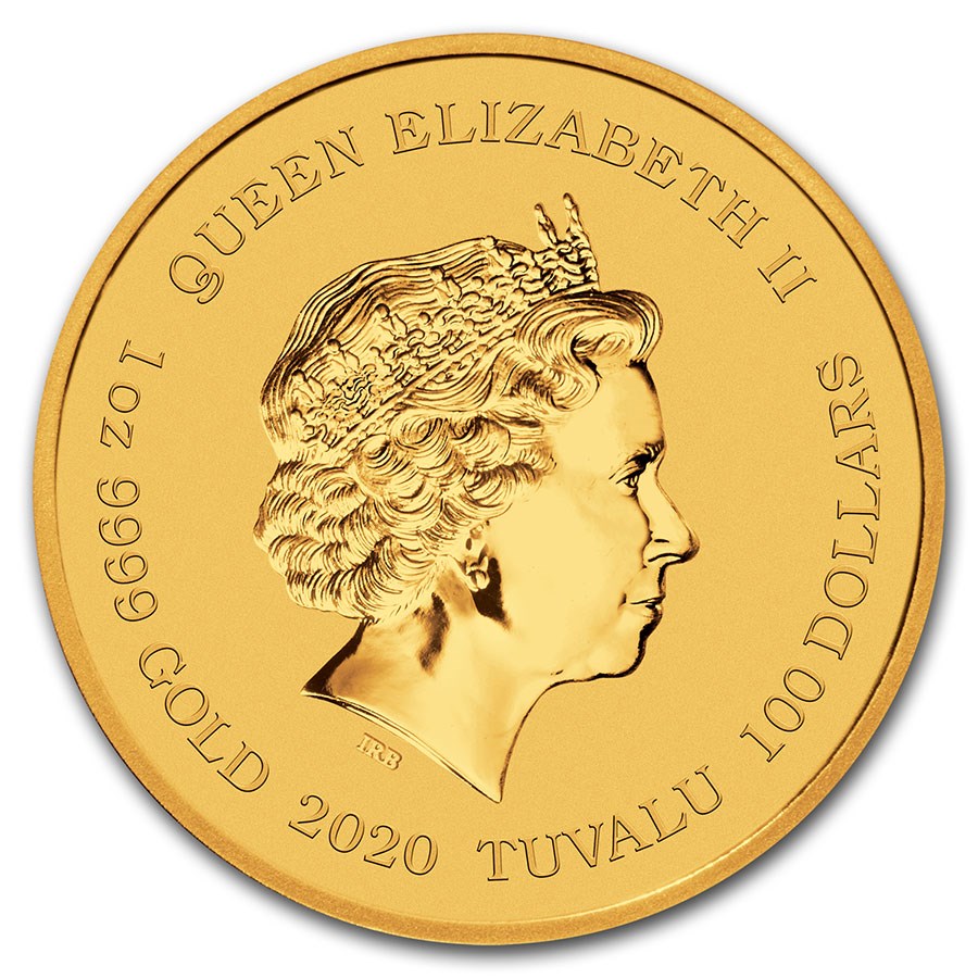 James Bond 007 2020 Gold 1 oz (ounce) coin