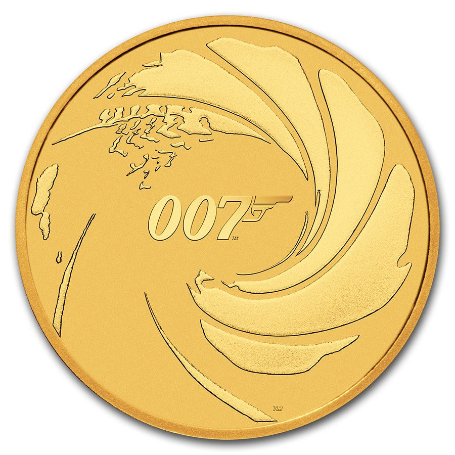 James Bond 007 2020 Gold 1 oz (ounce) coin