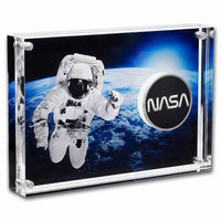 NASA Retro Worm Silver 1 oz (ounce)