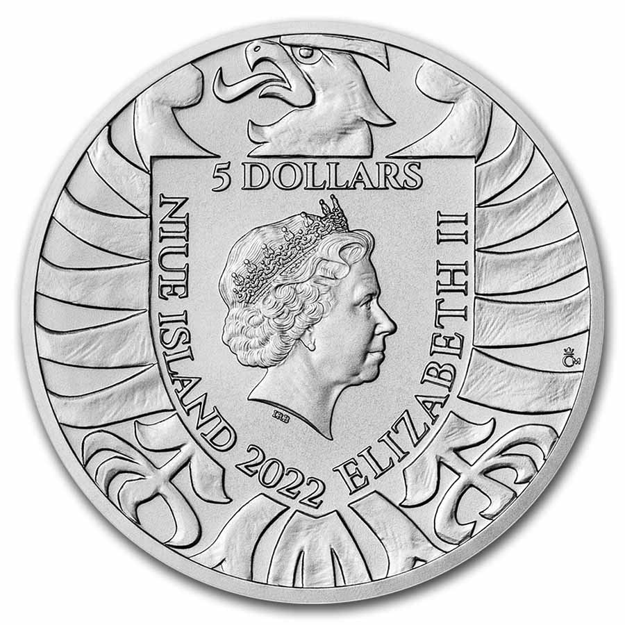 Czech Lion Silver 2 oz (ounce) coin