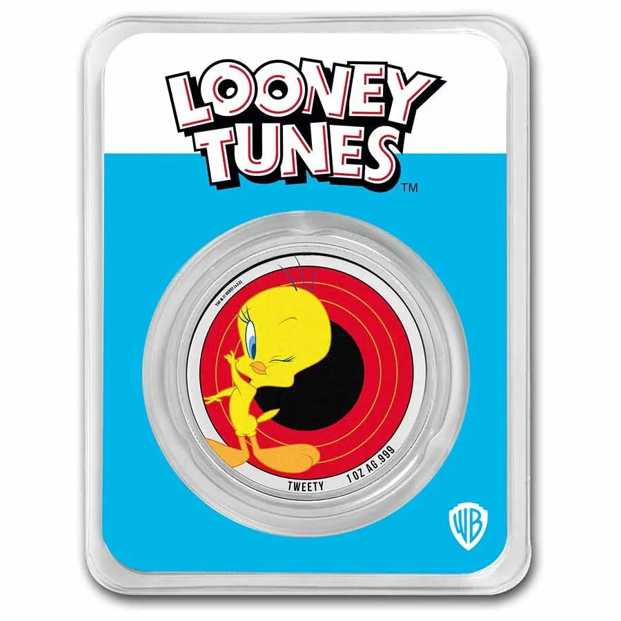 Looney Tunes Tweety Silver 1 oz (ounce) coin 9Fine Mint