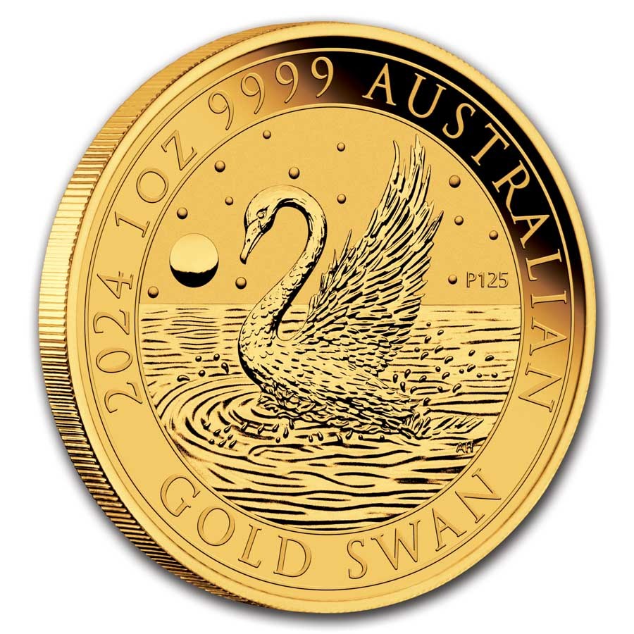 Australia Swan 2024 Gold 1 oz (ounce) coin NGC