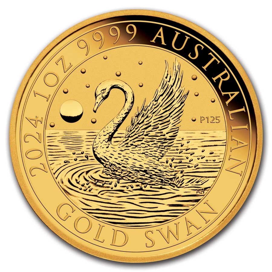 Australia Swan 2024 Gold 1 oz (ounce) coin NGC