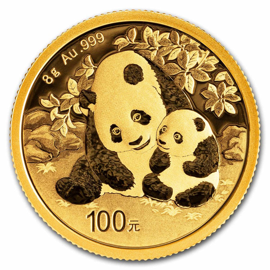 Panda Gold 8 gram coin