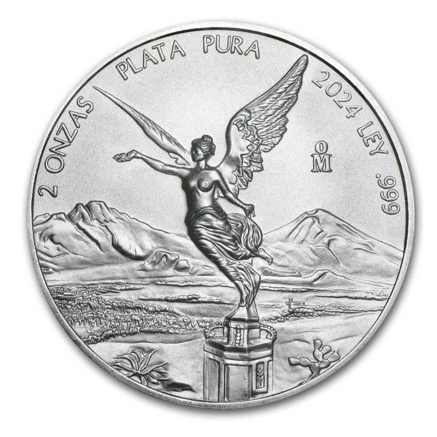 Mexico Libertad Silver 2 oz (ounce) coin