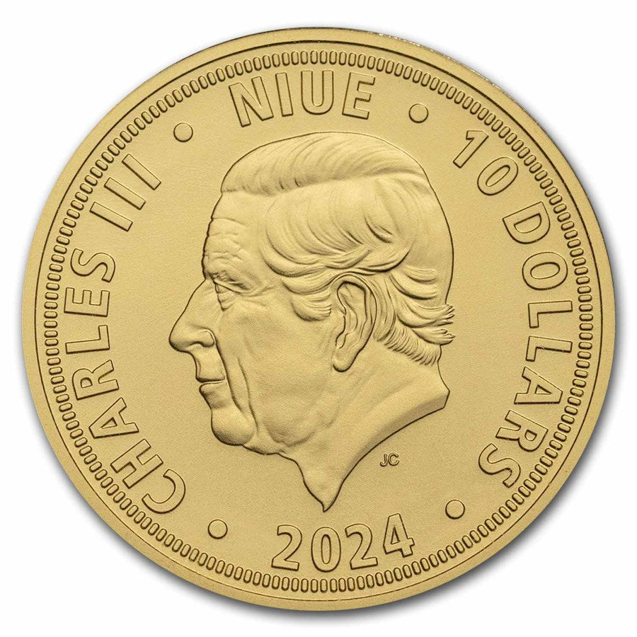 Czech Lion 2024 Gold 1/4 oz (ounce) coin