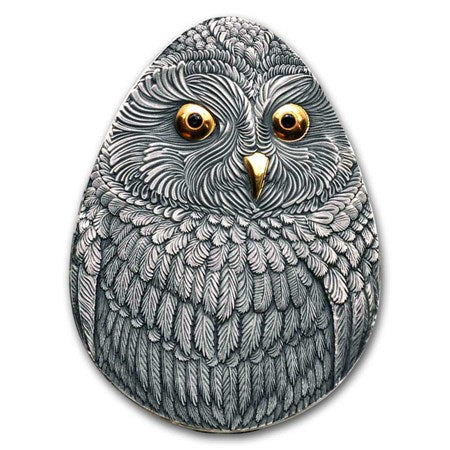 Niue Marvelous Short-Eared Owl Silver 1 oz (ounce)