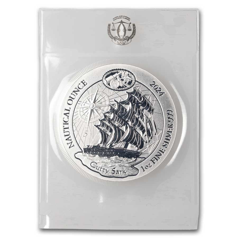 Rwanda Cutty Sark Silver 1 oz (ounce)