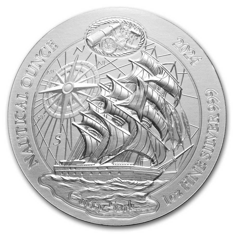 Rwanda Cutty Sark Silver 1 oz (ounce)