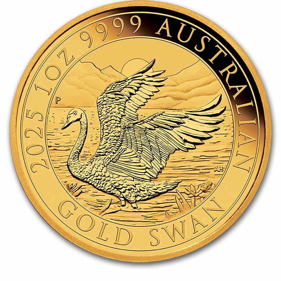 Australia Swan 2025 NGC MS-70 Gold 1 oz (ounce) coin