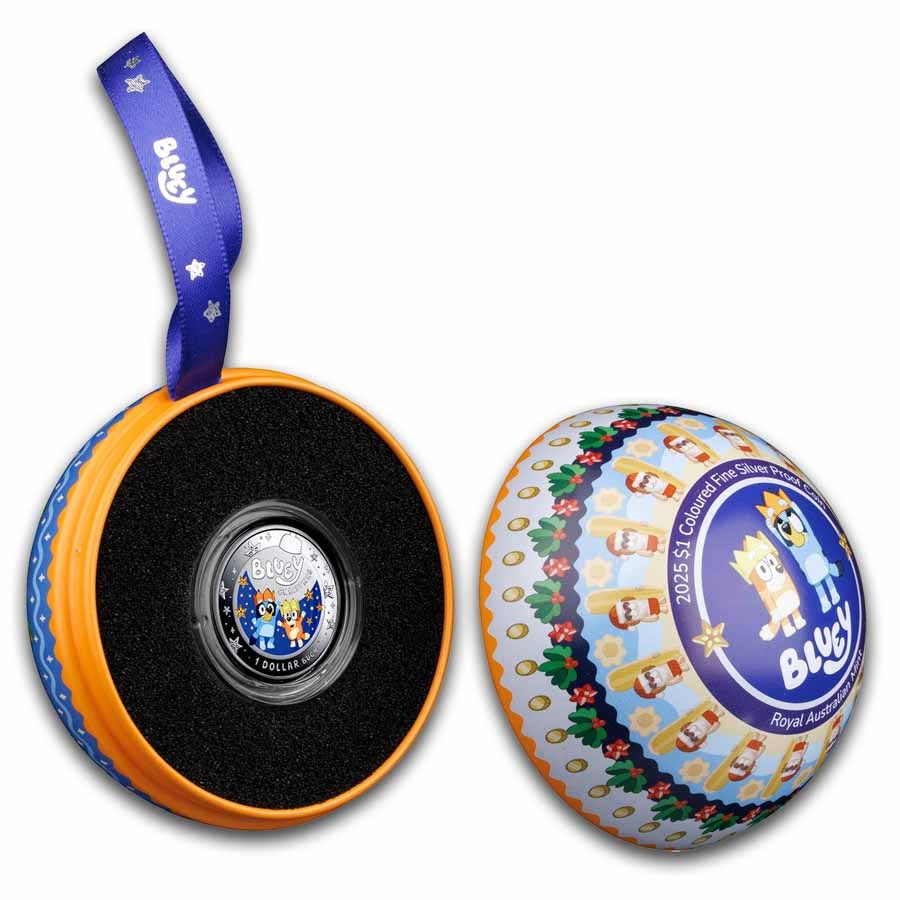 Bluey Christmas Silver 11 gram coin