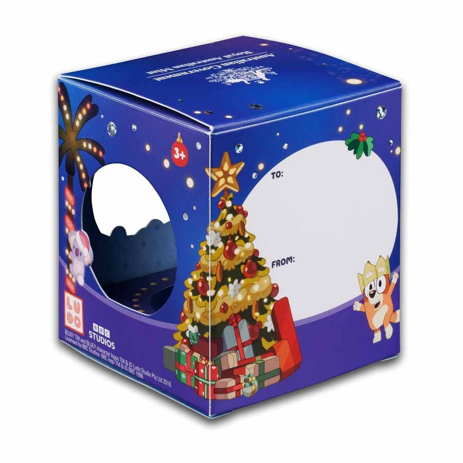 Bluey Christmas Silver 11 gram coin