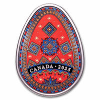 Canada Traditional Pysanka Silver 1 oz (ounce) coin