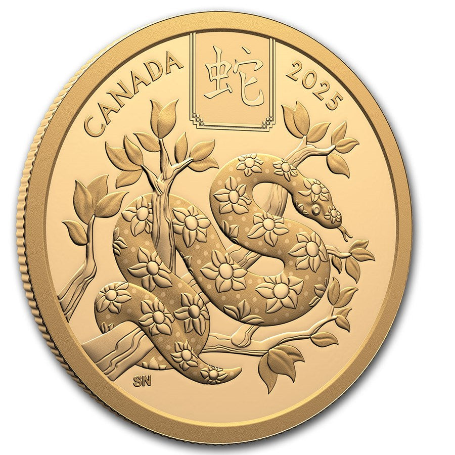 Canada Snake Proof Gold 1/2 oz (ounce) coin