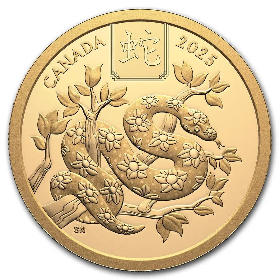 Canada Snake Proof Gold 1/2 oz (ounce) coin The Royal Canadian Mint