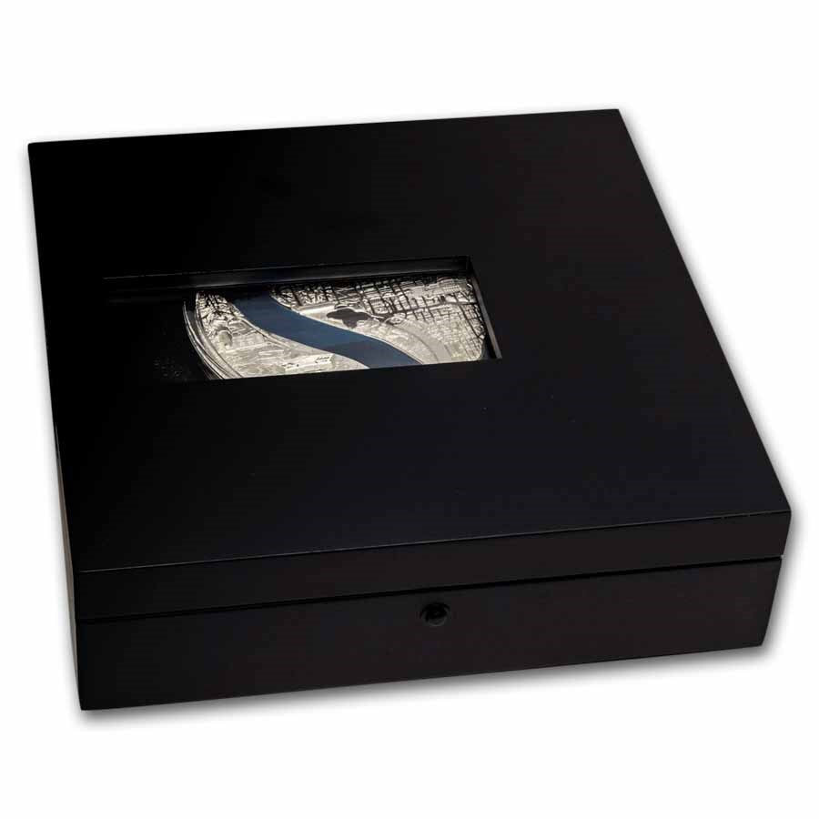 Palau Tiffany Art Metropolis: Washington D.C. Silver 1 kilo coin