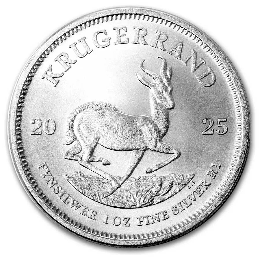 South Africa Krugerrand Silver 1 oz (ounce) coin South African Mint