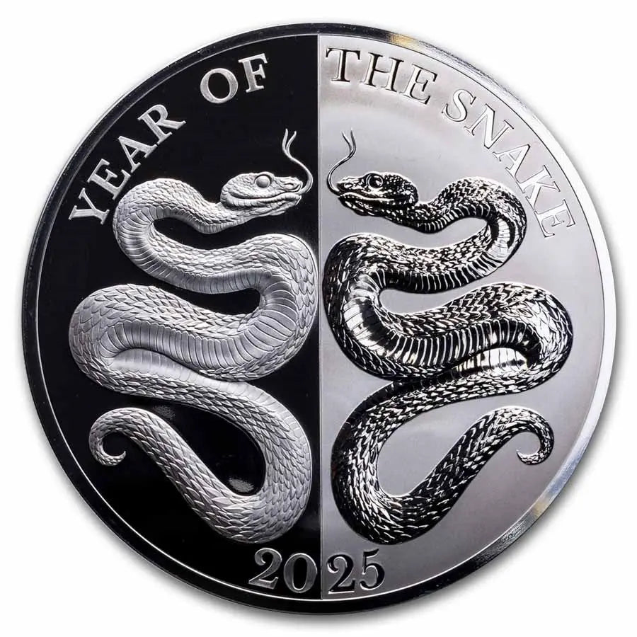 Tokelau Mirror Snake Silver 1 oz (ounce) coin ABConcept Gold Store AE