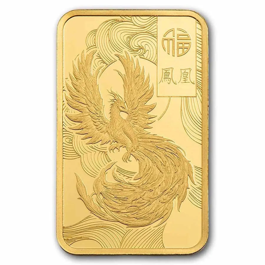 PAMP Suisse Good Luck Phoenix Gold 5 gram Bar PAMP Suisse