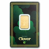 PAMP Suisse Lucky Clover Gold 5 gram Bar