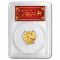 Australia Lunar Horse Gold 1/4 oz (ounce) coin