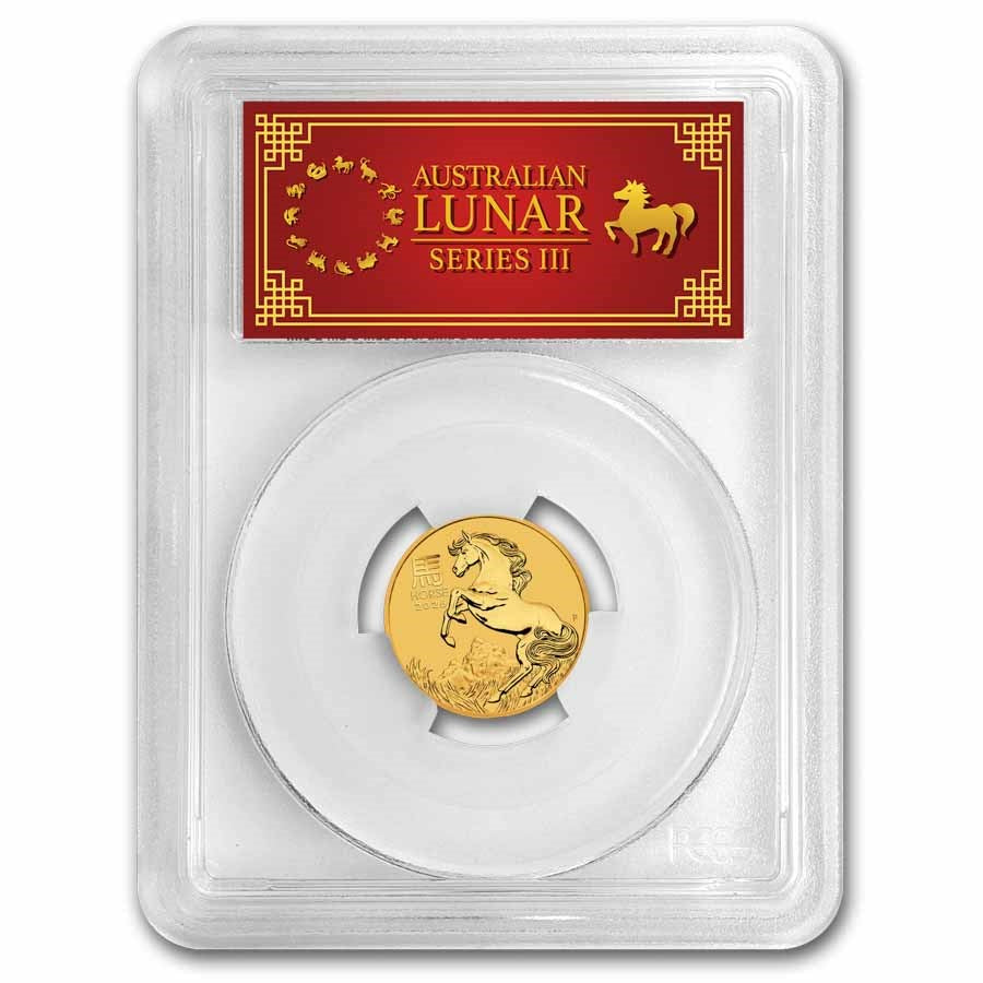 Australia Lunar Horse Gold 1/4 oz (ounce) coin