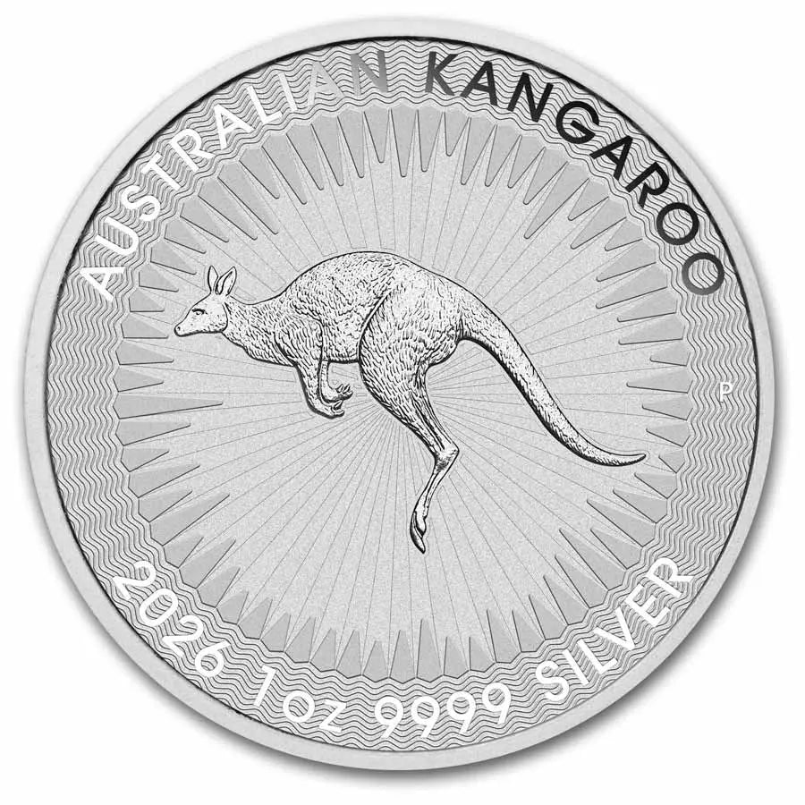 Australia Kangaroo Silver 1 oz (ounce) The Perth Mint