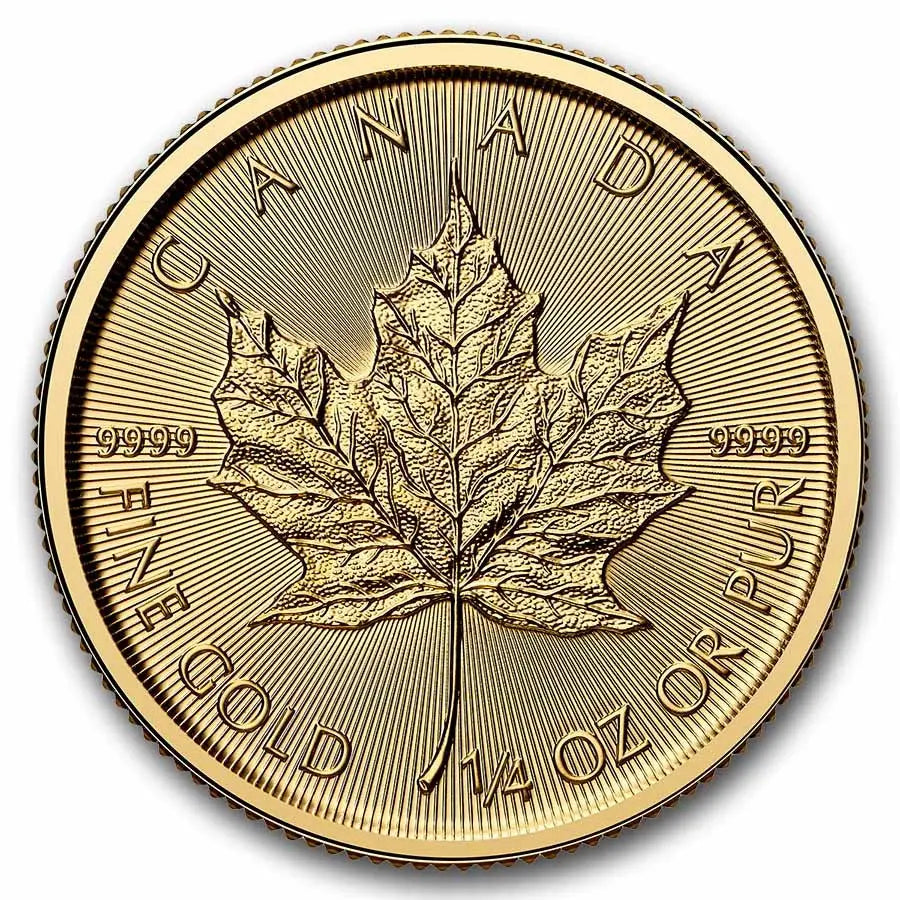 Canada Maple Leaf Gold 1/4 oz (ounce) coin The Royal Canadian Mint