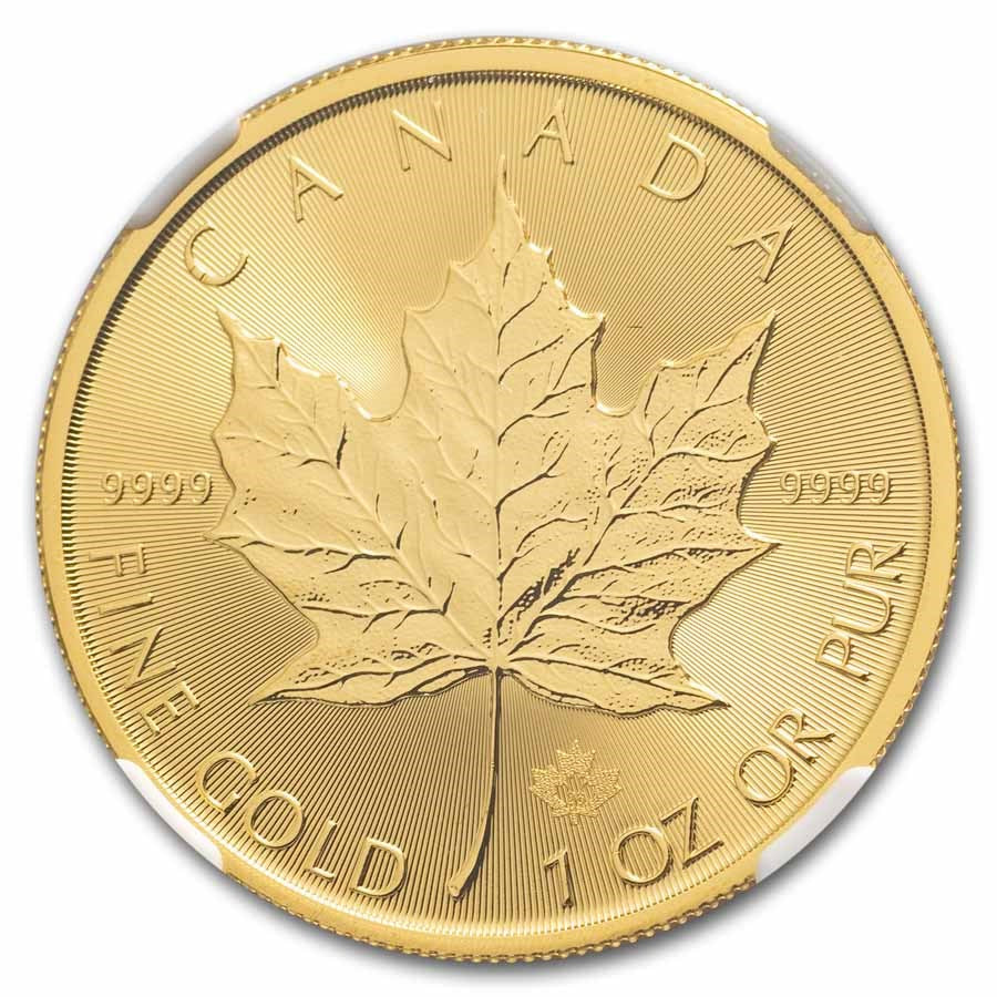 Canada Maple Leaf NGC MS-69 Gold 1 oz (ounce) coin