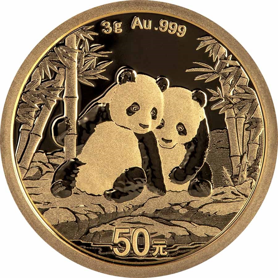Panda 2026 Gold 3 gram coin