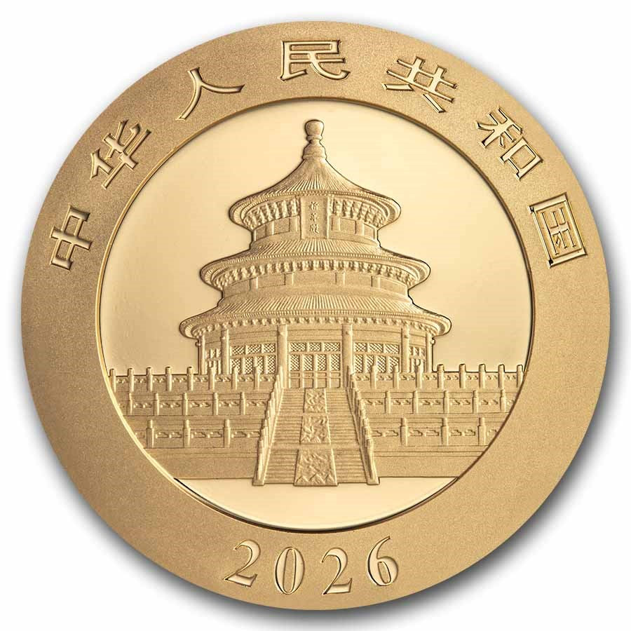 Panda 2026 Gold 8 gram coin