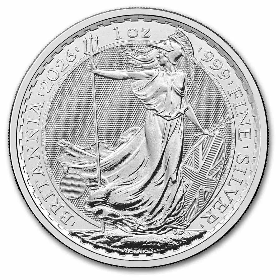 Great Britain Britannia King Charles Silver 1 oz (ounce) coin The Royal Mint