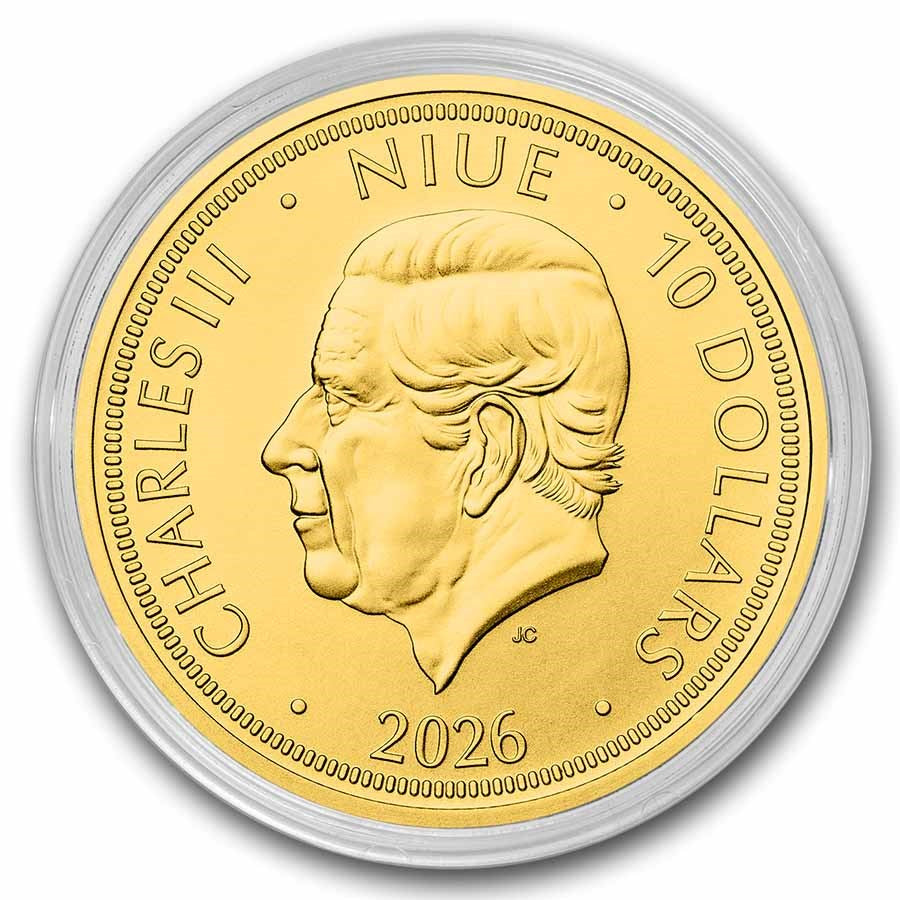 Czech Lion 2026 Gold 1/4 oz (ounce) coin