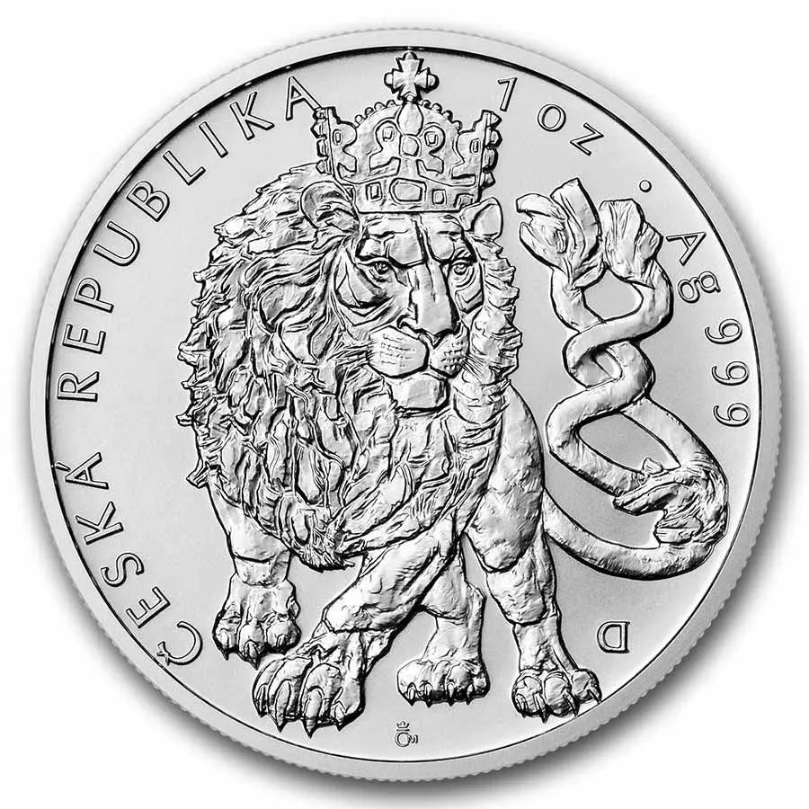 Czech Lion 2026 Silver 1 oz (ounce) coin The Czech Mint