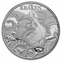 Kraken Silver 1 oz (ounce) coin