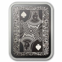 PAMP Suisse Queen of Spades Silver 1 oz (ounce) Bar
