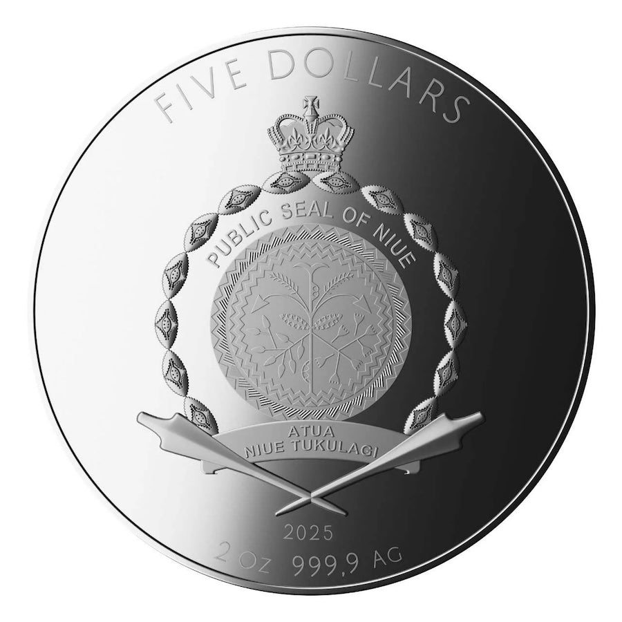 Grand Lebanon 100th Anniversary Silver 2 oz (ounce) coin