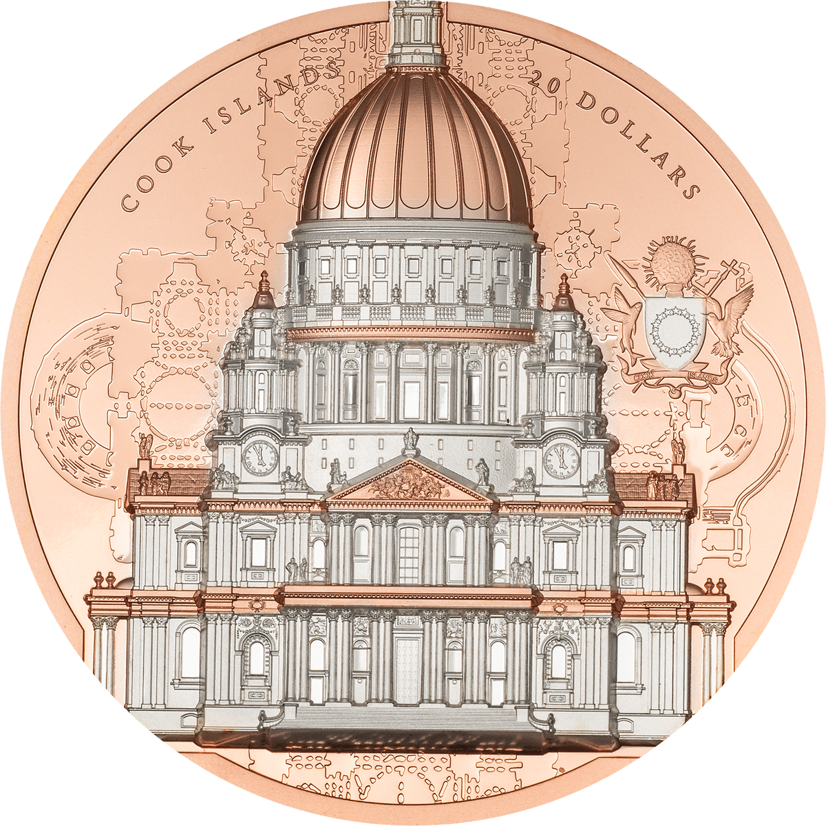 Arqline St. Paul Cathedral Silver 3 oz (ounce)