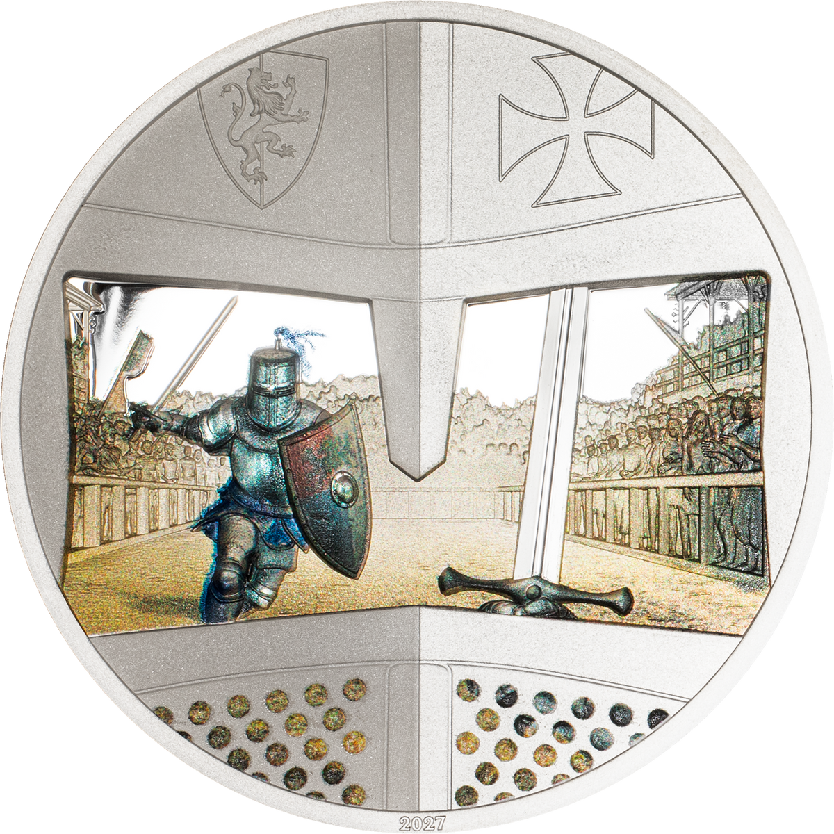 Knight Games Sword Fighting Silver 1 oz (ounce)
