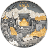 Hidden Treasure Great Asia Silver 3 oz (ounce)