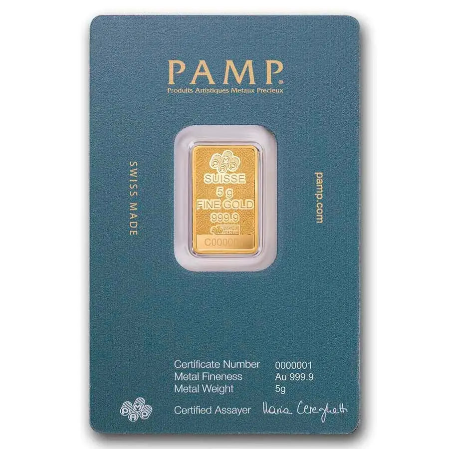 PAMP Suisse Arabian Falcon Gold 5 gram Bar PAMP Suisse