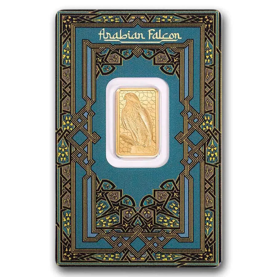 PAMP Suisse Arabian Falcon Gold 5 gram Bar PAMP Suisse