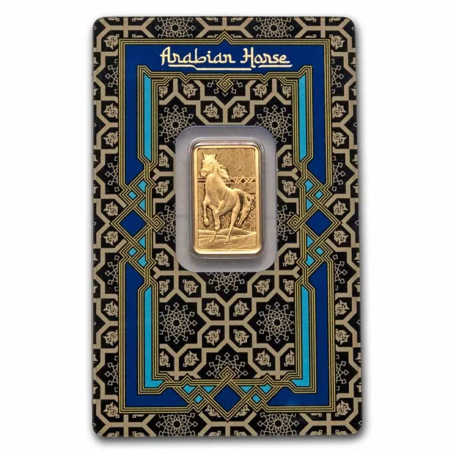 PAMP Suisse Arabian Horse Gold 5 gram Bar PAMP Suisse