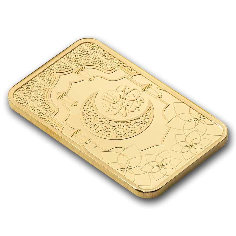 PAMP Suisse Eid Mubarak Gold 5 gram Bar