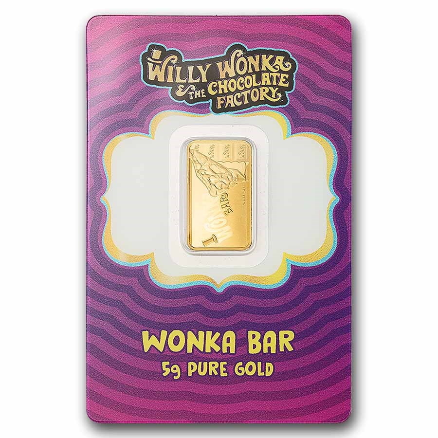 PAMP Suisse Willy Wonka Gold 5 gram Bar